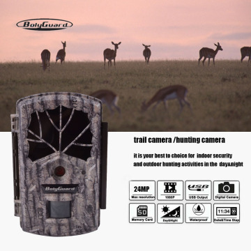 Bolyguard Hunting Trial camera 24MP PhotoTrap 100ft Wildlife Camera 940nm night vision Black IR fototrappola camara caza