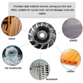 Manganese Steel 90mm 12 Teeth Wood Carving Disc 16mm Bore Grinder Shaping Disc for 100 115 Angle Grinder Woodworking Tools