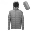 down jacket male winter jacket light portable warm hooded down jackets men Solid Windproof men's parka winter Men's coat