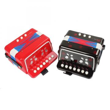 7 Keys + 3 Buttons Children Kids Button Accordion Keyboard Instruments