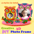 Children DIY 3D Photo Frame Handmade EVA Stickers Kids DIY Stereo Photo Frame Kindergarten Manual Puzzle DIY Toys Craft Toys