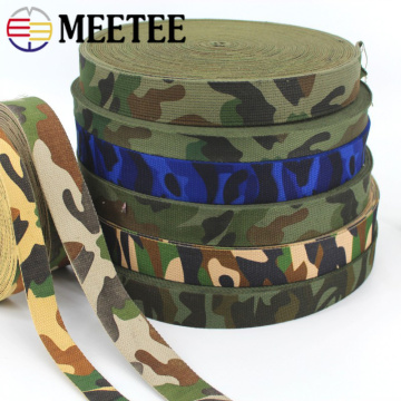 15Yards Printed Canvas Polyester Cotton Webbing Backpack Strap Belt Ribbons Sewing Tape Bias Binding DIY Bag Accessories KY911