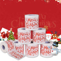 NEW Christmas Pattern Series Roll Paper Christmas Decorations Prints cute Toilet Paper Christmas Decorations For Home HOT