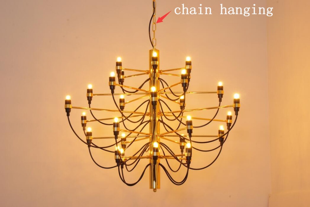 2097 Chandelier Gino Sarfatti 18/ 30/ 50 Heads Pendant Lamp Lights Lighting Fixtures