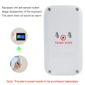 433MHz Wireless keypad for smart home security system kit for burglar fire alarm host control panel support RFID tag Arm Disarm