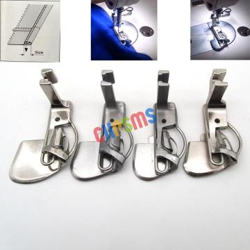 1SET Double Fold Spring Type Hemmer Hemming Presser Foot fit for Juki DDL-555, DDL-5550 #490359 1/16+1/8+3/16+1/4