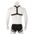 Fetish Men Chest Harness Set Elastic Shoulder Harness Leg Strap Belt Sexy Underwear Stage Costume Clubwear Body Bondage