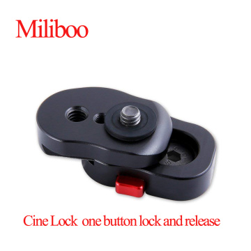 Cine Lock Mini Quick Release plate works with magic arm Mount and Other Video Monitors 1/4-inch thread