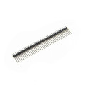 20pcs straight 40 Pin 1x40 Single Row Male 2.54 Breakable Pin Header Connector Strip for Arduino Black