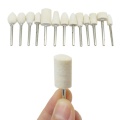 13PCS 3MM Shank Grinding Buffing Dental Accessories Wool Polishing Multi Brush Grinder Brushes For Machine Felt Mounted Wheel