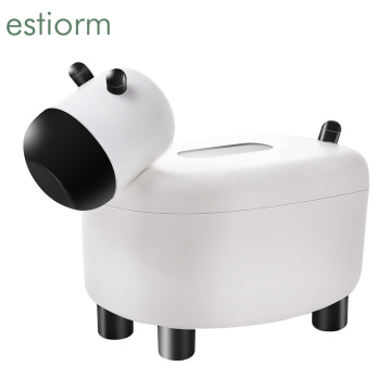Cow Tissue Box,Car Home Office Table Napkin Paper Dispenser with Toothpick Holder - Cute Cartoon Napkin paper holder
