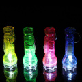 2pcs Kawaii Mini LED Flashing Flashlight Toys Kids Flash Light Key Rings Light up Gift for children