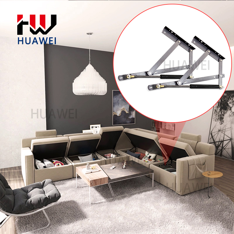HUAWEI Storage Sofa Bed Lift Mechanism Custom Folding Save Space Furniture Hinges Space Saving Furniture Fittings4