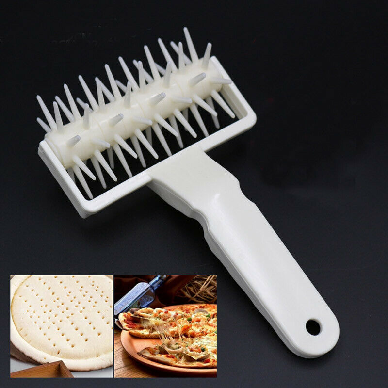 Eco-Friendly Pizza Pastry Roller Pin Baking Cookie Biscuit Dough Pie Holes Puncher Tool Pizza Tools hot sale