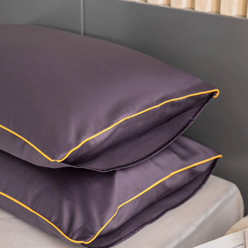 1 Pair 60 Satin Cotton Pillowcase Cover Chair Seat Bedding Pillow Cover Rectangle Bed Sleeping Pillow Cases 74x48cm Summer Soft