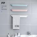 Plastic Self-adhesive Towel Rack Wall-mounted Bathroom Frame Adhesive Shoe Shelf Pendant Toilet Paper Holder Toilet Paper Shelf
