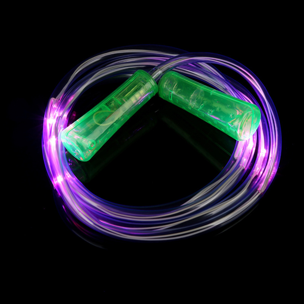 Professional Light Show LED Jump Rope Glow In The Dark Fitness Skipping Toy