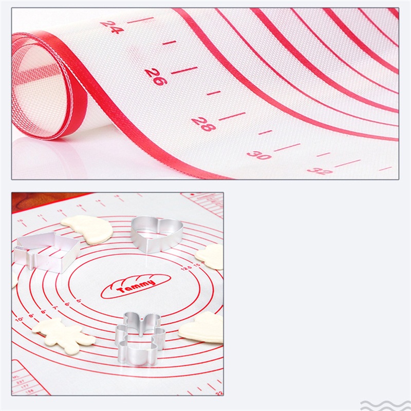 Silicone Baking Sheet Rolling Dough Pastry Cakes Bakeware Liner Pad Mat Oven Pasta Cooking Tools Kitchen Accessories