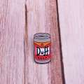 Homer favourite beer enamel pin Duff Beer brooch