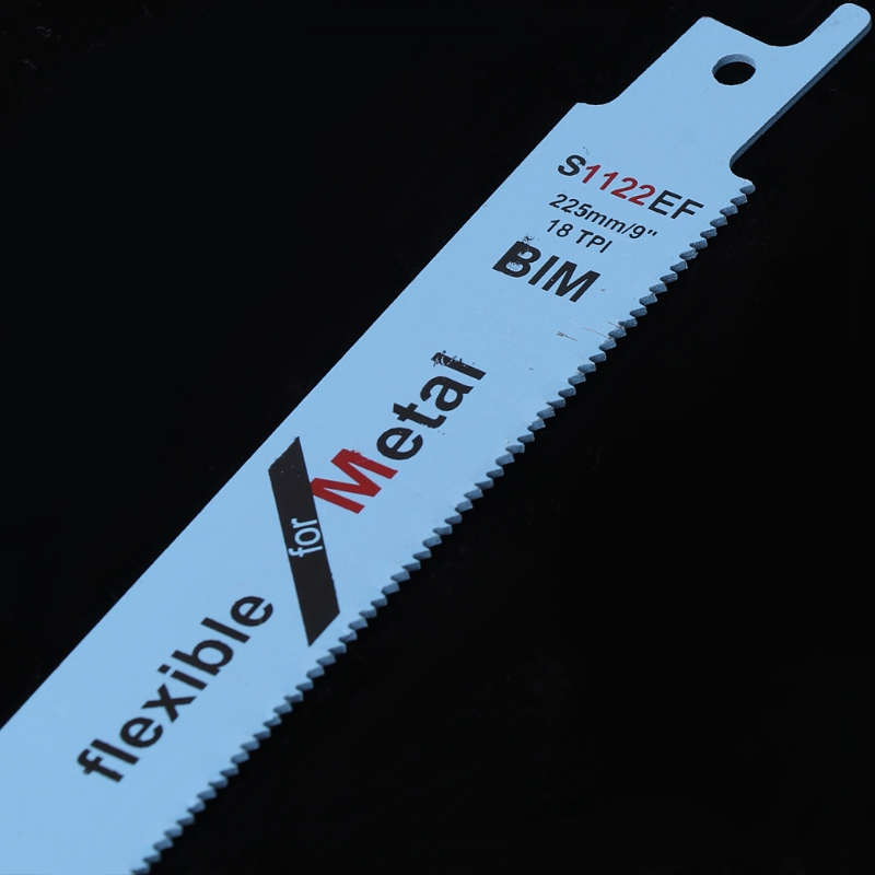 5 Pcs 227mm 9\" BIM S1122EF Reciprocating Saw Blade For Cutting Wood And Metal