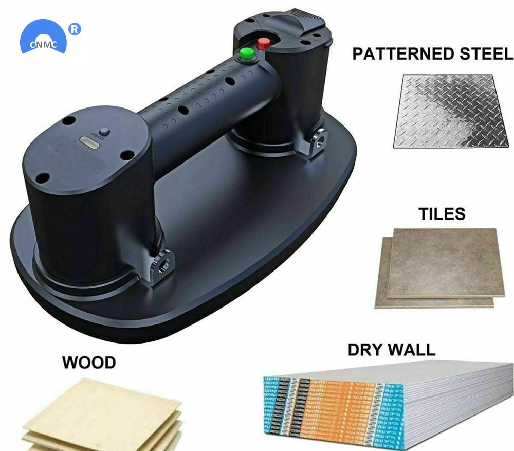 Portable Battery Electric Vacuum Suction Cup Lifter Wood Dry-Wall Granit Glass Tiles Glass Lifter