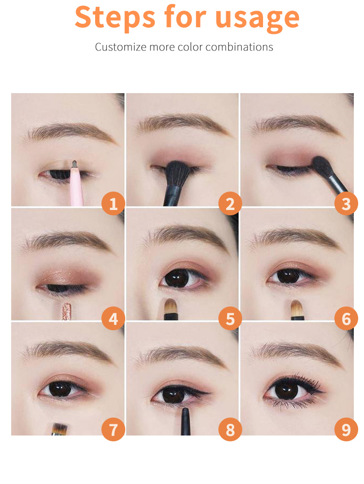 9 Color Eyeshadow Palette7