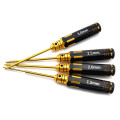 4PCS 1.5mm 2mm 2.5mm 3mm DIY Hexagonal Hex Screw Driver Tool Set Screwdriver Titanium Plating Hardened For RC Drone Models