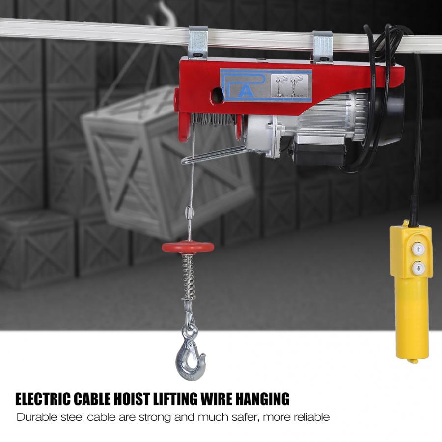 200/100kg Electric Hoist Lifting Cable IP54 Hoist Lifting Wire Hanging Crane Electric Workshop Power Gantry Hoist Winch Lifting