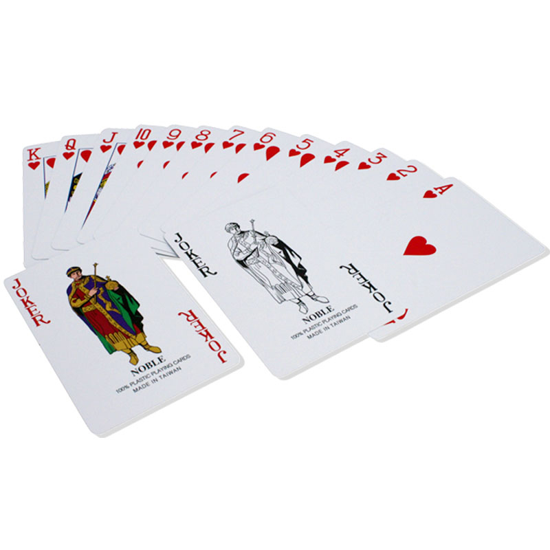 NOBLE Plastic Playing Cards Advanced Plastic Poker Cards PVC Pocker Cards Texas Hold'em