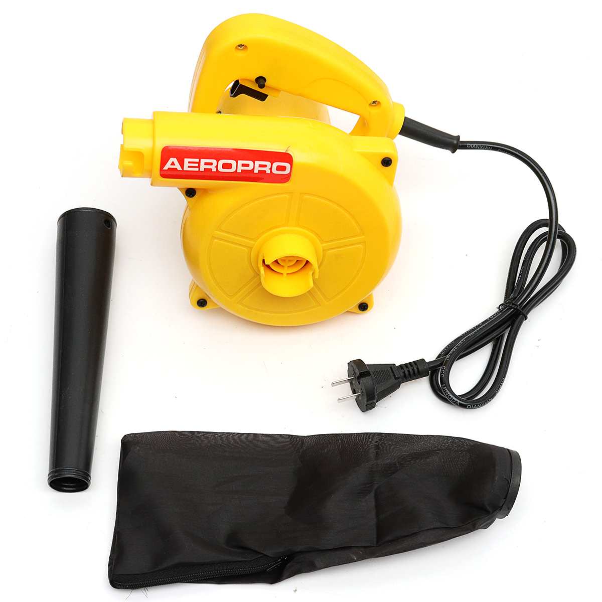 Electric Air Blower Vacuum Cleaner 2 in 1 Handheld Leaf Grass Computer Dust Collector Home Garden Cleaning Power Tool 220V