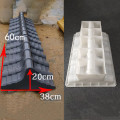 Cement Antique Brick Square Mould Garden Roof Making Brick Mold 3D Carving Anti-Slip Concrete Plastic Paving Molds 60x38x20cm
