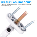 Window Handle Key Locking For Double Glazing Aluminum Alloy Door Handle Window Handle Latch Locks Door Turning Handle