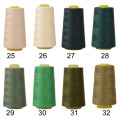 1 Roll Durable Polyester Sewing Thread For Overlocking Machine 3000 Yards Spools Cones 40s/2 70 Colors For Selection