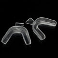 2Pcs Boxing Protection Transparent Mouth Guard Tray Sport Equipment Night Guard Gum Shield Mouth Tray for Bruxism Teeth Grinding