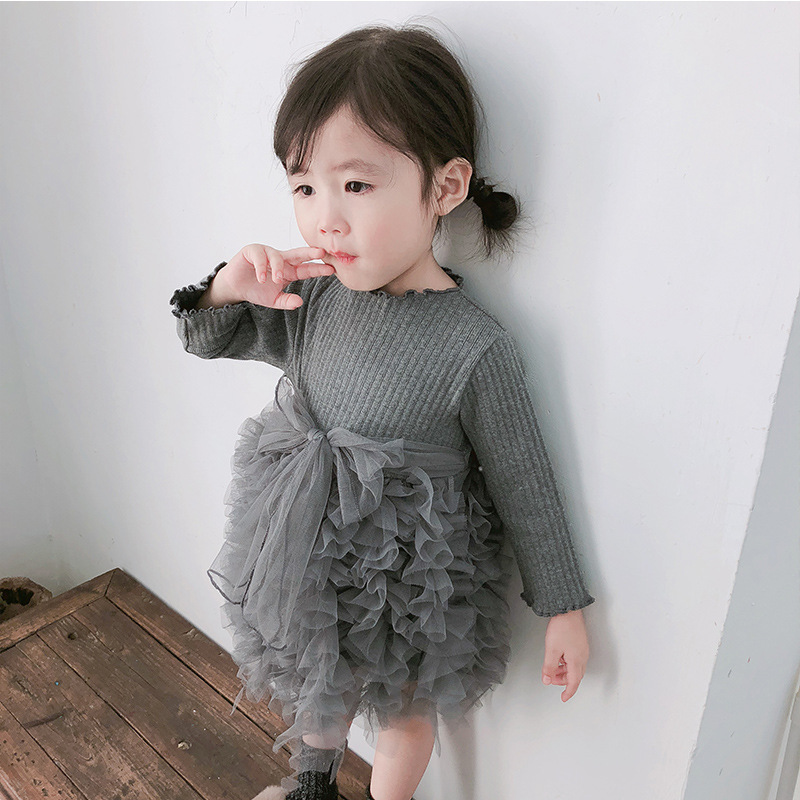 MILANCEl Autumn Girls Dress Ball Gown Girls Party Dresses Long Sleeve Kids Clothing Tutu Dress for Girls Clothes