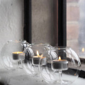 Clear Glass Candle Holder Votive Tea Light Candle Stand Home Decor for Weddings Parties Wedding Table centerpieces