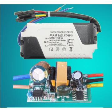 3W 4-7W 8-12W 8-25W 25-36W 36-50W Constant current 3 color change LED Driver power transformer Ballasts adapter A004