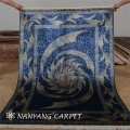 4'x6' Vortex Rug Modern Silk Persian Carpet