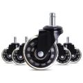 5 PCS Furniture Caster Hot Sale Office Chair Caster Wheels Roller Rollerblade Style Castor Wheel Replacement (2.5/3inches)