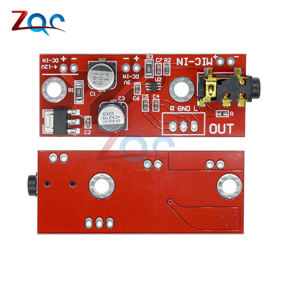 MAX9812 Electret Microphone Amplifier Board Sound Voice Module 3V/5V/12V Input