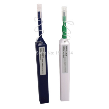 Free Shipping LC/SC/FC/ST One-Click Cleaner Tool 1.25mm and 2.5mm Fiber Optic Cleaning Pen 800 Cleans Fiber Optic Cleaner