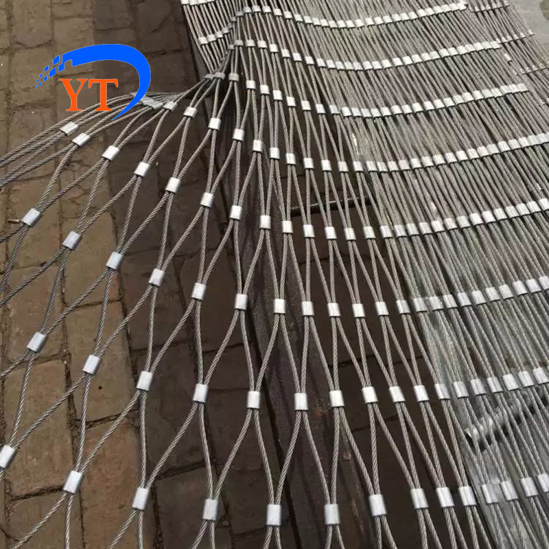 Handrail Infill Stainless Steel Wire Rope Mesh Netting