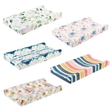 Infant Diaper Changing Pad Cover Super Soft Safe for Baby Changing Pad Covers Sheet Remove Cloth Cover Baby Gift Changing Mat Ba