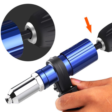 Rivet Nut Gun Drill Electric Adapter Insert Nut Tool Riveting Cordless Riveting for Household Metal Easily Handle Parts