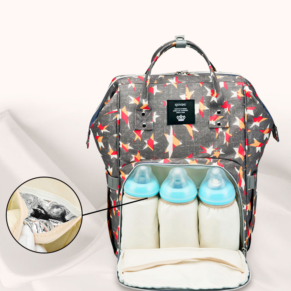 Mommy Bag Baby Diaper Bag Large Capacity Mummy Bag Backpack Handbag Waterproof Multifunction Fashion Nappy Bag