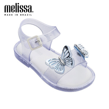 Mini Melissa Ultragirl Princess Girl Jelly Shoes Sandals 2020 NewBaby Shoes Soft Bottom Melissa Sandals For Kids Non-slip