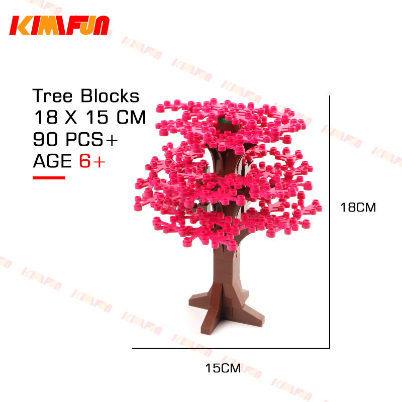 Tree Green Bush Home Plants DIY Garden Building Blocks Toy Botany City MOC Accessories Parts Brick Compatible with Lego Blocks