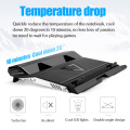 LLANO Laptop Cooler 2 USB Ports Two Cooling Fan Base Notebook Cooler Stand support 15.6/17.3 Inch Laptop Cooling Pad Accessories