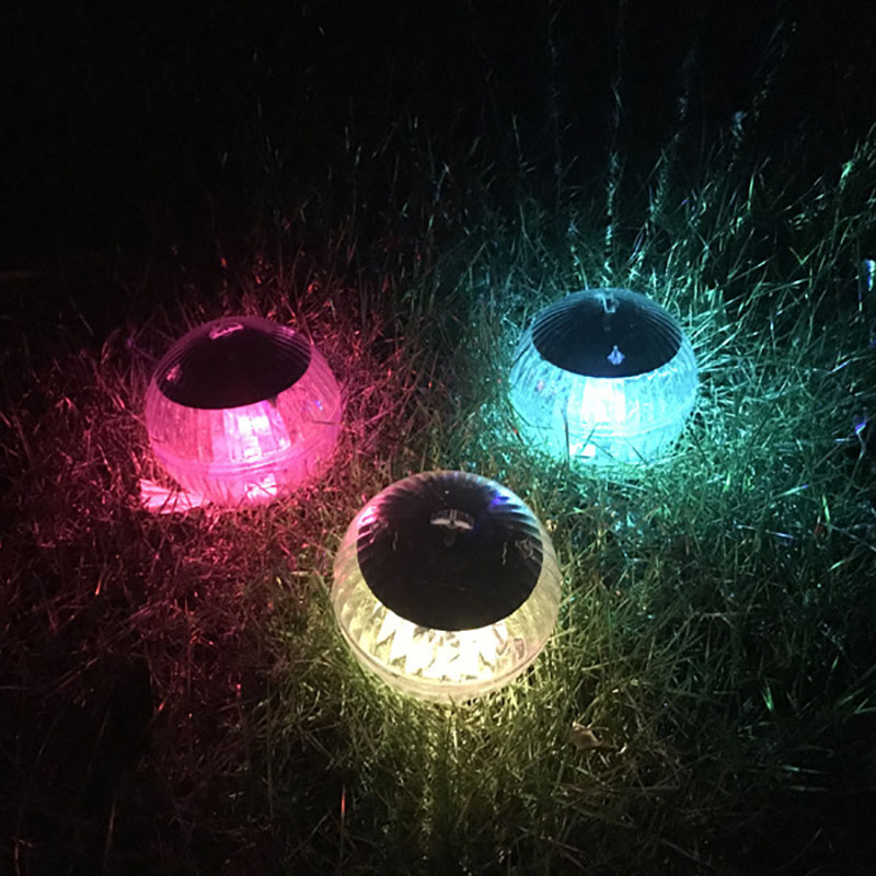 Underwater Ball Lamp LED Swimming Pool Party Night Light Outdoor Floating Decoration Solar-Power Color Changing Pool Light
