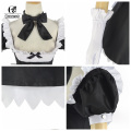 ROLECOS Fate Jeanne d'Arc Cosplay Costume Game FGO Cosplay FGO Maid Costume Women Maid Dress Stocking Gloves